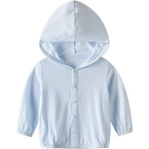 Baby Lightweight Sunscreen Hoodie Toddler Summer Sun Protection Breathable Coat